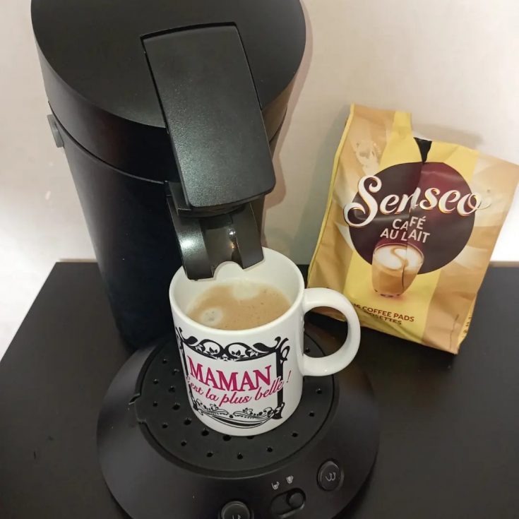 machine senseo + et dosette café au lait